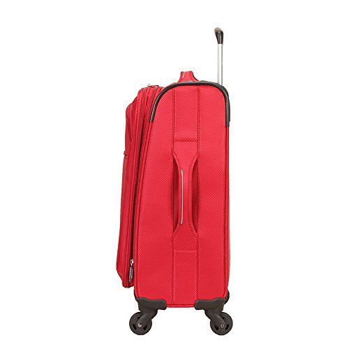  SKYWAY Skyway Luggage Mirage Superlight 20-Inch 4 Wheel Expandable Carry-On, Formula 1 Red, One Size
