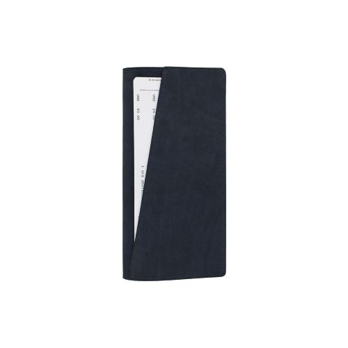  SLATE COLLECTION Lakeway Travel Wallet, Full-grain Leather (Indigo)