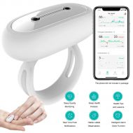 SLEEPON Oxygen Monitor Ring Sleep Monitor with Alarm Vibrating for Low Blood O2 and Snoring, Sleep Tracker with Heart Rate, Blood Oxygen Saturation Fingertip Sleep Aid