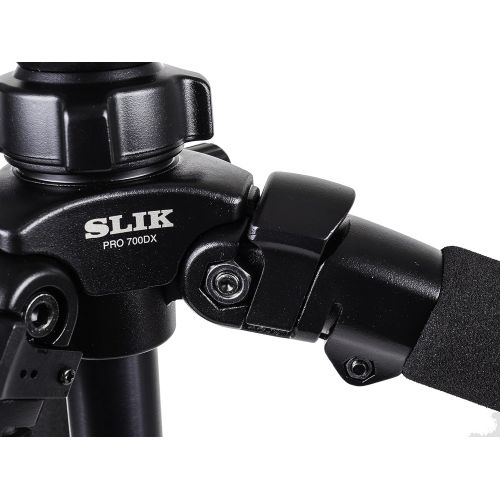  SLIK Pro 700DX Tripod KIT with 3-Way Pan & Tilt Head, for Mirrorless/DSLR Sony Nikon Canon Fuji Cameras and More - Black (615-316)