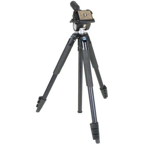  SLIK Sprint PRO III Travel Tripod EZ w/SH-707E 2-Way Head for Mirrorless/DSLR Sony Nikon Canon Fuji Cameras and More - Black (611-853)