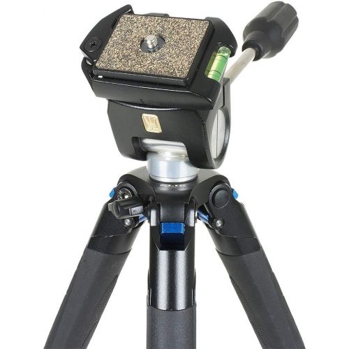  SLIK Sprint PRO III Travel Tripod EZ w/SH-707E 2-Way Head for Mirrorless/DSLR Sony Nikon Canon Fuji Cameras and More - Black (611-853)