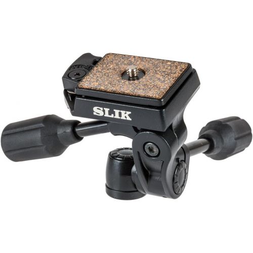  Slik SLIK Pro II 3-Way Panhead - Supports 16.00 lb (7.26 kg), Black (618-908)