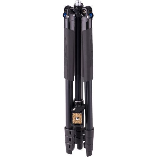  Slik SLIK Lite CF-422 Carbon Fiber Tripod with LED Center Column Flashlight, Black (611-606)