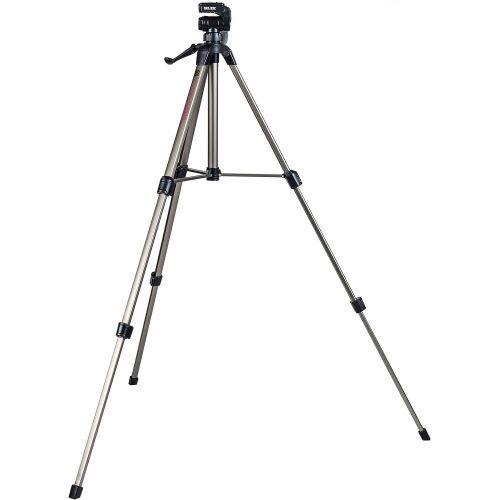  Slik SLIK U8800L Tripod with 3-Way, Pan-and-Tilt Head, Black (612-051)