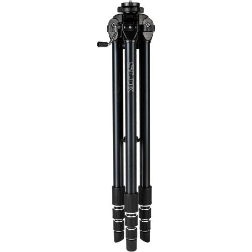  Slik SLIK Professional II Tripod Legs with Geared Column - Supports 16.00 lb (7.26 kg), Black (616-817)