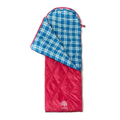  SLKJ 83x30 Polyester Plaid Outdoor Camping Sleeping Bag Single Ultralight Envelope Portable Waterproof Warm and Washable, for Hiking Traveling & Outdoor Activities