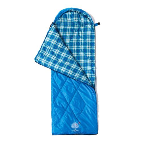  SLKJ 83x30 Polyester Plaid Outdoor Camping Sleeping Bag Single Ultralight Envelope Portable Waterproof Warm and Washable, for Hiking Traveling & Outdoor Activities