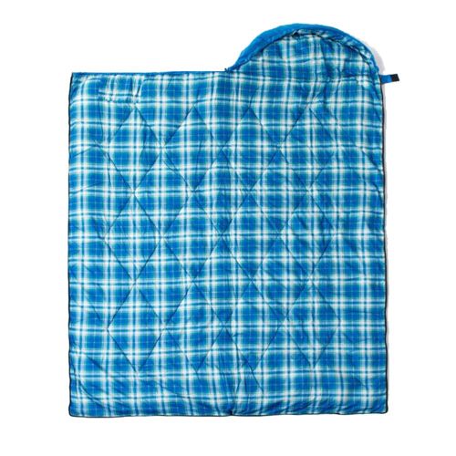  SLKJ 83x30 Polyester Plaid Outdoor Camping Sleeping Bag Single Ultralight Envelope Portable Waterproof Warm and Washable, for Hiking Traveling & Outdoor Activities