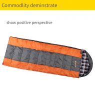 SLKJ Summer Ultralight Sleeping Bag for Adult Orange Warm Four Seasons Sleeping Bags for Outdoor Summer Travel Camping Office Lunch Break Self-Driving Tour