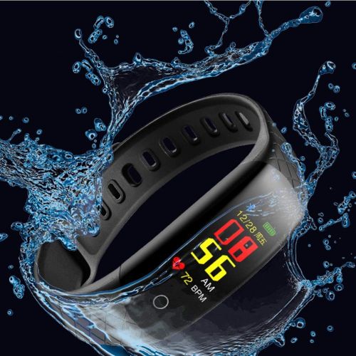  SLONG Fitness Tracker, Activity Tracker Watch with Heart Rate Monitor, Waterproof Smart Fitness Band with Pedometer, Calorie Counter, for Kids Women and Men,Blue