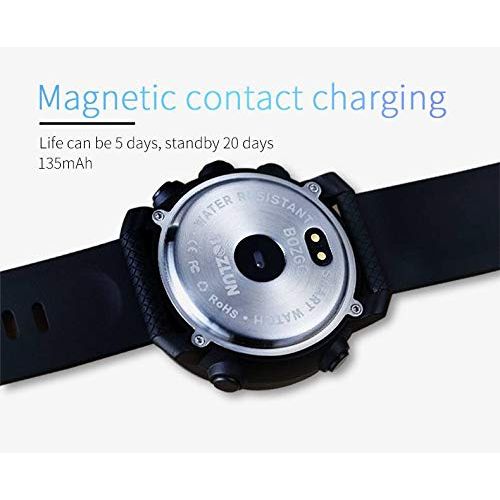  SLOOG Smart Watch/24-hours Continuous Heart Rate Monitor/Fitness Tracker/Bluetooth Smartwatch Fashion Sports Men Women