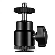 SLOW DOLPHIN Camera Hot Shoe Mount 1/4 with 1/4 Screw Adapter for Cameras Camcorders Smartphone Microphone Gopro LED Video Light Video Monitor Tripod Monopod