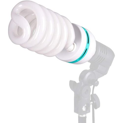  [아마존베스트]Slow Dolphin Photo CFL Full Spectrum Light Bulb,2 x 105W 5500K CFL Daylight for Photography Photo Video Studio Lighting(2 Packs)