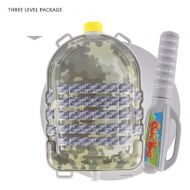 SLS LIFE Water Gun Backpack Pump Squirt Gun Soaker Blaster High Capacity Long Range Outdoor Beach Summer Toys for Kids ( Pattern : 3-Level PACAKGE , Size : M )