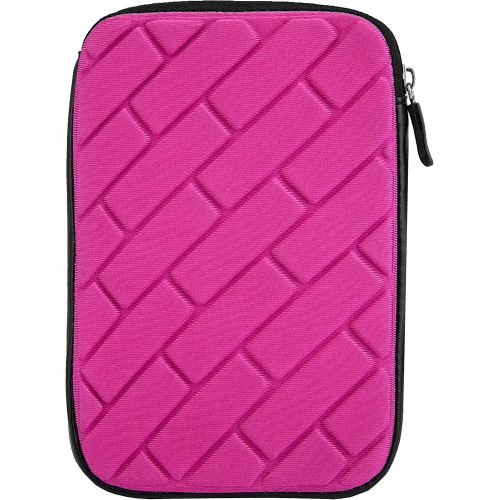  SLectionAccess Croco 3D Neoprene Sleeve for 7-Inch Tablets (CrocoIPMPNK)