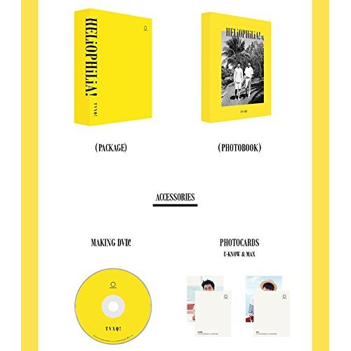  SM Entertainment TVXQ! DBSK - HELIOPHILIA! Photobook with DVD