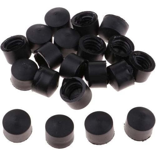  SM SunniMix 20pcs/Pack Skateboard Cups 12mm Longboard Truck Replacement s Accessories Roll Skate s Parts Rebuild Set Black