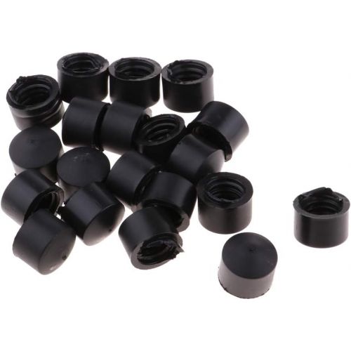  SM SunniMix 20pcs/Pack Skateboard Cups 12mm Longboard Truck Replacement s Accessories Roll Skate s Parts Rebuild Set Black