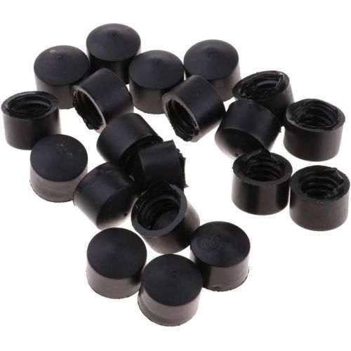  SM SunniMix 20pcs/Pack Skateboard Cups 12mm Longboard Truck Replacement s Accessories Roll Skate s Parts Rebuild Set Black