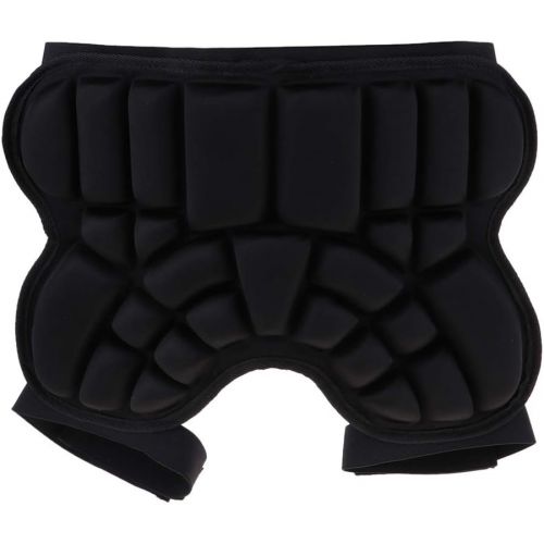  SM SunniMix 3D Padded Protective Shorts Hip Butt EVA Pad Short Pants Children Protective Gear Guard Drop Resistance with Adjustable Strap