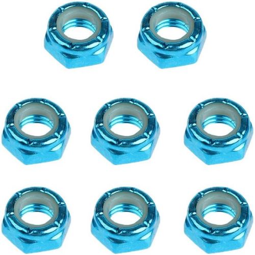  SM SunniMix 24 Pieces Skateboard Truck Nuts Wheel Axle Screws Longboard Accessories