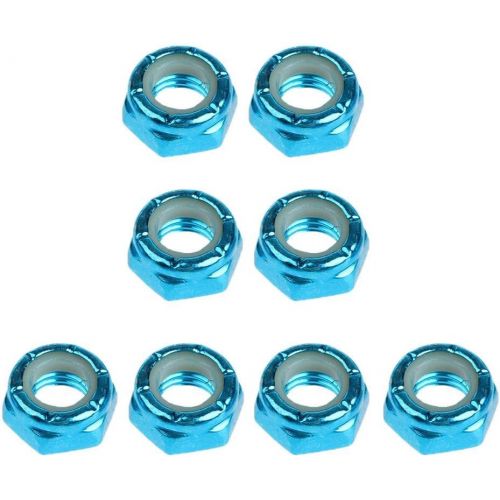  SM SunniMix 24 Pieces Skateboard Truck Nuts Wheel Axle Screws Longboard Accessories