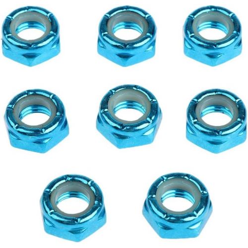  SM SunniMix 24 Pieces Skateboard Truck Nuts Wheel Axle Screws Longboard Accessories