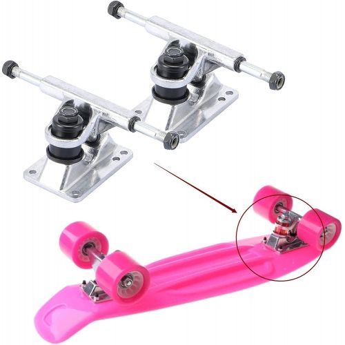  SM SunniMix Lightweight Skateboard Trucks Combo 3.25inch Wheels, Integrated Design Aluminium Alloy Skateboard Accessory, 2pcs