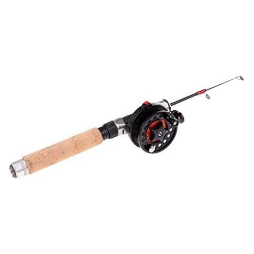  [아마존베스트]SM SunniMix Telescope Carbon Mini Ultralight Ice Fishing Rod Set