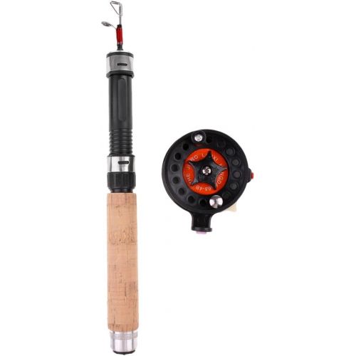  [아마존베스트]SM SunniMix Telescope Carbon Mini Ultralight Ice Fishing Rod Set