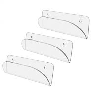 SM SunniMix Set of 3 Clear Skateboard Wall Hanging Rack Display Holder Bracket Decks