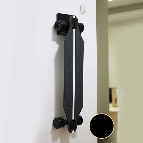  SM SunniMix Skateboard Wall Mount Rack Board Display Wall Holder, Space Saving Design, Storage Wall Rack for Longboards Scooters Snowboards Skis