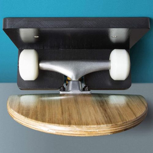  SM SunniMix Skateboard Wall Mount Rack Board Display Wall Holder, Space Saving Design, Storage Wall Rack for Longboards Scooters Snowboards Skis