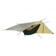 SM SunniMix Camping Hammock | Bundle Includes Mosquito Net, Rain Fly, Tree Straps & Compression Sack | Lightweight Nylon Portable Single Hammock