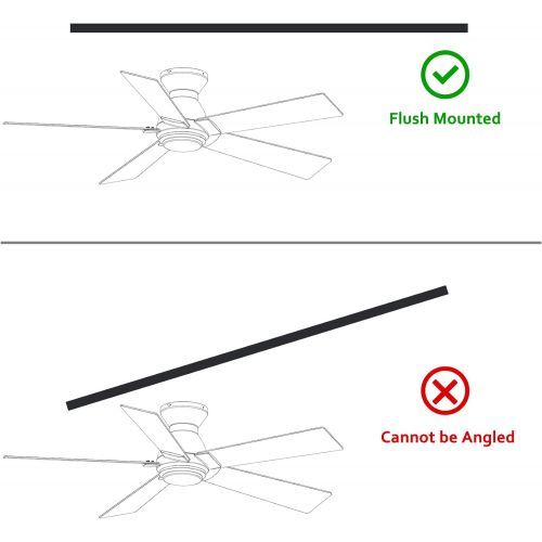  SMAAIR Smart Wifi LED Ceiling Fan in Damp Location Available, 52inch Plywood smart ceiling fan with Remote, App control with Timer and Schedule, Compatible with Alexa/Google Assistant/Sir