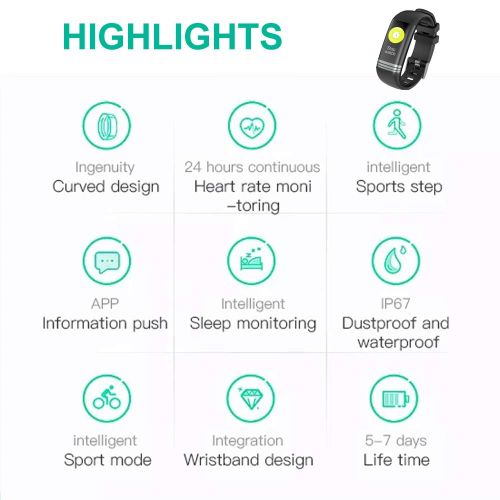  SMAATE Fitness Tracker Waterproof IP67 to Start Summer after Memorial Day Event, with Heart Rate Monitor...