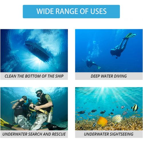  SMACO Mini Scuba Tank Scuba Diving Equipment Support 15-20 Mins Breathing Underwater(No More Than 30m) S400Plus 1L Scuba Cylinders Diving Tank for Water Rescue/Diving Sightseeing/B