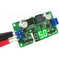 SMAKN LM2596 5-32.0V to 0-30.0V Adjustable DC Voltage Regulator Digital Converters Module (Green)