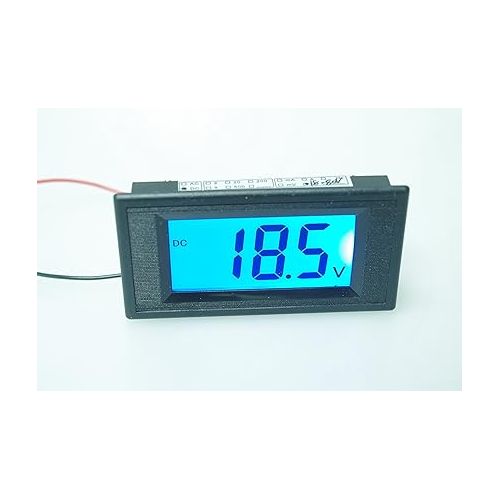  SMAKN 2-wires Semi-closed DC 18-80V LCD Digital Voltmeter / Digital DC Voltmeter