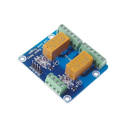  SMAKN 2 Channels Duplex Signaling Relay Module 12V 1A Low Level Trigger Signal Control