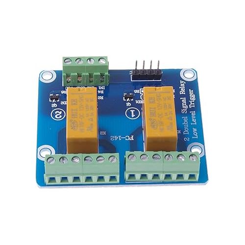  SMAKN 2 Channels Duplex Signaling Relay Module 12V 1A Low Level Trigger Signal Control