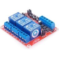 SMAKN DC 12V 3-Ch Self-Lock Interlock Triggered Relay Module for PIC Arduino