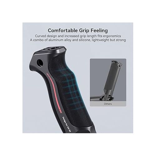  SmallRig Adjustable Sling Handgrip Gimbal Sling Handle w/Shoulder Strap for DJI RS 3 / RS 3 Pro/RS 2 Stabilizer, Ergonomic Grip for Low Angle Shots - 4383