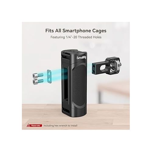  SmallRig Universal Phone Cage, Smartphone Video Rig Kit with Handles, Handheld Filmmaking Vlogging Case Stabilizer for Videomaker, for iPhone for SamSung for Pixel and Other Android Phones - 4121
