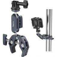 SMALLRIG Camera Mount Clamp, Ballhead Magic Arm with Clamp and Adapter for Gopro, Camera Monitor Mount with 1/4