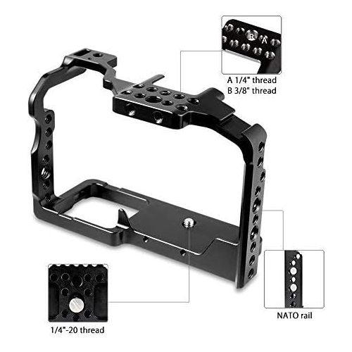  SMALLRIG GH5 GH5S Cage for Panasonic Lumix Camera and DMW-XLR1 (Upgraded Version) - 2049, Video Stabalization Camera Cage, Professional Video Accessories