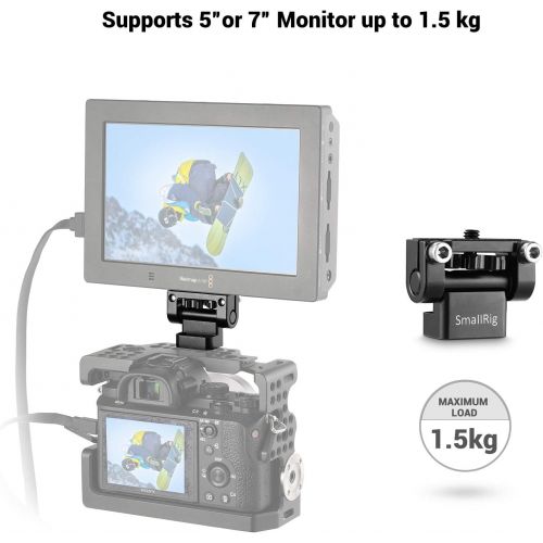  SMALLRIG Monitor Holder Mount for Camera Field Monitors, Friction Up to 180° - 1842