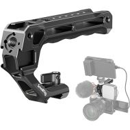 SmallRig Lightweight NATO Top Handle - Quick Release NATO Grip for DSLR Camera Cage - Universal Top Handle with 5 Cold Shoe Adapters and NATO Clamp (Lite) - 3766