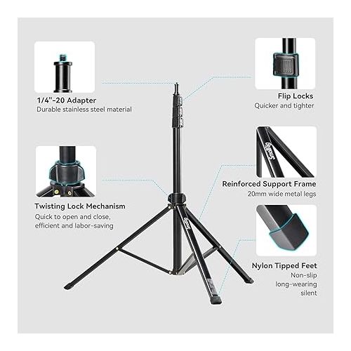  SMALLRIG RA-S200 Light Stand for Photography 78.7